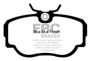 DP8779RPX Racing Brake Pads RP-X Racing EBC Brakes for BMW 3 Series E30 316 3 Series E30 318 3 Series E30 320 3 Series E30 323 3 Series E30 324 3 Series E30 325 3 Series X 4WD E30 325 Z1 Saab 900 9000 BMW 318 E30 318is E30 320 E30 325 E30 325i E30 325iC E