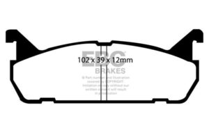 DP828 Brake Pads ULTIMAX2 EBC Brakes for Daihatsu Applause Mazda 323 Suzuki Baleno 323 GTi AZ3 MX5 Mk1 NA