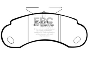 DP832 Brake Pads ULTIMAX2 EBC Brakes for Mercedes-Benz Mercedes-Benz COMMERCIAL MB100D GWagon W463 G400 D GWagon W463 G500 GWagon W463 G55 AMG
