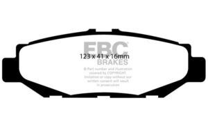 DP848 Brake Pads ULTIMAX2 EBC Brakes for Lexus GS300 Toyota Granvia