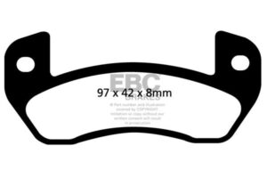 DP849 Brake Pads ULTIMAX2 EBC Brakes for AIXAM 400 500 AIXAM-MEGA A721 A741 A751 Crossline CHATENET Stella LIGIER Ambra Be Two Be Up Nova MICROCAR MC1 MC2 Virgo PIAGGIO M500 XToo