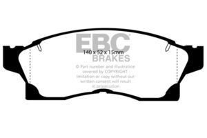 DP936 Brake Pads ULTIMAX2 EBC Brakes for Toyota MR2 Mk2 MR2 Mk2 SW20