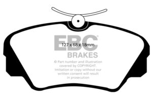 DP937 Brake Pads ULTIMAX2 EBC Brakes for Opel Omega Senator VAUXHALL Carlton Omega Senator
