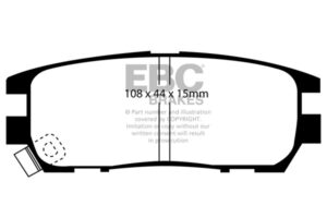 DP958 Brake Pads ULTIMAX2 EBC Brakes for Mitsubishi Delica Pajero Shogun Spacegear Mitsubishi COMMERCIAL L 400 Pajero Evo Mitsubishi Australia and New Zealand Verada