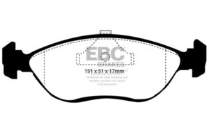 DP989 Brake Pads ULTIMAX2 EBC Brakes for Volvo 440 460 48