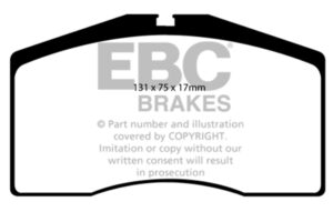 DP8997RP1 Racing Brake Pads RP-1 Racing EBC Brakes for Audi RS2 8C Porsche 928 968 Porsche 911 964 911 993 928 911 993 Carrera 4S 911 993 GT2 911 993 Carrera Targa 911 993 Carrera RS 911 993 Carrera RS 4 911 964 Turbo 911 993 Turbo 4 911 993 Carrera 4S 91