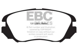 DPX2013 Brake Pads ULTIMAX2 EBC Brakes for Chevrolet Malibu Opel Insignia Saab VAUXHALL Insignia 9/5