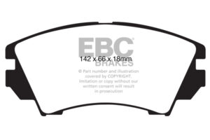 DPX2014 Brake Pads ULTIMAX2 EBC Brakes for Chevrolet Camaro 5th Gen Malibu Opel Astra J Astra GTC J Cascada GTC J Insignia Zafira Tourer Saab VAUXHALL Astra J Astra GTC J Cascada GTC J Insignia Zafira Tourer 9/5 XWD 9/5