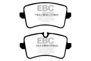 DPX2082 Brake Pads ULTIMAX2 EBC Brakes for Audi A6 C7/4G A7 4G8 A8 D4/4H Porsche Macan