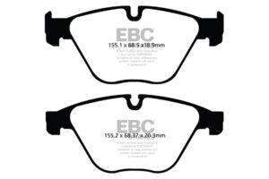 DPX2103 Brake Pads ULTIMAX2 EBC Brakes for BMW 5 Series F10 520 5 Series F10 525 5 Series F10 528 5 Series F10 530 5 Series xDrive F10 525 5 Series xDrive F10 528 5 Series xDrive F10 530 5 Series F11 518 5 Series F11 520 5 Series F11 523 5 Series F11 525