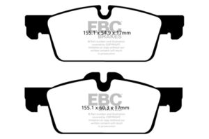 DPX2106 Brake Pads ULTIMAX2 EBC Brakes for Peugeot 508