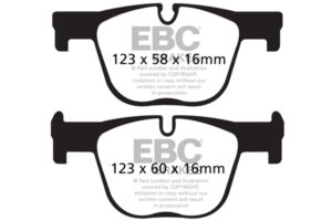 DPX2131 Brake Pads ULTIMAX2 EBC Brakes for BMW 3 series F30 F31 330 4 series F32 F33 F36 430
