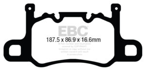 DPX2207_2 DP82207RPX Racing Brake Pads RP-X Racing EBC Brakes for Porsche 911 991 Cayman 981 Cayman 718 Porsche 911 991 911 991/2 911 991 GT3 911 991/2 GT3 911 991/2 GT3 RS Cayman 981 GT4 Cayman 718 GT4 911 991 Turbo 911 991 Turbo S 911 991/2 Turbo 911 991/2 Turbo