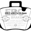 DPX2289 Brake Pads ULTIMAX2 EBC Brakes for BMW 3 Series G20 330 3 Series xDrive G20 330 3 Series G21 330 3 Series xDrive G21 330 4 Series G22 Coupe 420 4 Series G22 Coupe 430 4 Series xDrive G22 Coupe 420 4 Series xDrive G22 Coupe 430 4 Series G23 Convert