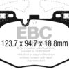 DPX2302 Brake Pads ULTIMAX2 EBC Brakes for BMW 3 Series G20 318 3 Series G20 320 3 Series G20 330 3 Series xDrive G20 320 3 Series xDrive G20 330 3 Series G21 318 3 Series G21 320 3 Series G21 330 3 Series xDrive G21 320 3 Series xDrive G21 330 4 Series G