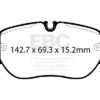 DPX2451_5 DPX2451 Brake Pads ULTIMAX2 EBC Brakes for Audi Q4 etron Q4 etron Sportback Q4 etron quattro Q4 etron quattro Sportback CUPRA Born Skoda Enyaq iV 50 Enyaq iV 60 Enyaq iV 80 Volkswagen ID4 ID4 GTX ID5 ID5 GTX