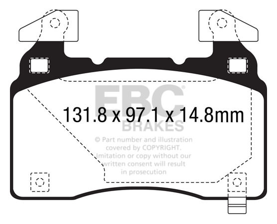 dp43028R DPX3028 Brake Pads ULTIMAX2 EBC Brakes for Opel Insignia Country Tourer Insignia Grand Sport Insignia Sport Tourer Tesla VAUXHALL Insignia Country Tourer Insignia Grand Sport Insignia Sport Tourer Model S Model X