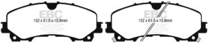 DPX3036 Brake Pads ULTIMAX2 EBC Brakes for Chevrolet Thailand Colorado Holden Thailand Colorado Infiniti Q50 Q50 Sport Q60 Coupe Nissan Renault Koleos 2 Chevrolet South Africa Trailblazer Isuzu Thailand MU-X XTrail 7 Seats XTrail