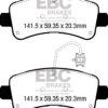 DPX3060 DPX3060 Brake Pads ULTIMAX2 EBC Brakes for Citroen COMMERCIAL Jumper 35 Fiat COMMERCIAL Ducato 35 Peugeot COMMERCIAL Boxer 335 Jumper Relay Relay 35 Ducato Opel Movano VAUXHALL COMMERCIAL Movano
