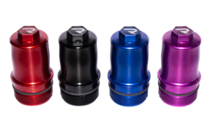 Aluminum Billet Oil Filter Housing for 1.8 / 2.0 TSI - EA888.3 & EA888.4 Engines Purple