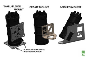 FSTmounts_1_1 Fuel Surge Tank Mounting Bracket, Universal Angled Mount Radium Engineering