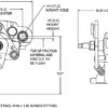HM 1 & 2 Caliper 120-8792 & 120-8841 Wilwood 120-8842 HM2 Hydra-Mechanical Floating Mount Caliper Left 1 Piston