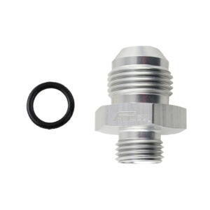 AN6 ORB Male To AN8 Male JIC Hose Fitting Adapter Silver