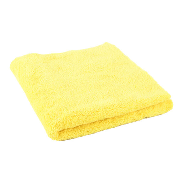 MF-P-40x40-550-Y_DSC_2129 Thick microfiber cloth for lapping QD waxes 40x40cm 550g/m2 Seamless