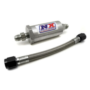 6AN N20 Filter and 12" Stainless Hose Nitrous Express NX-15610