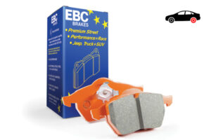 DP9983 Brake Pads ORANGESTUFF EBC Brakes for Renault Clio Mk2 Megane Convertible Mk1 Megane Coupe Mk1 Megane Estate Mk1 Megane Hatch Mk1 Megane Saloon Mk1 Clio Mk2 RS