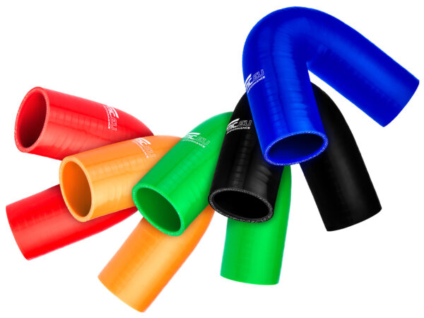 S01b_25 Silicone elbow 135' 60mm Black