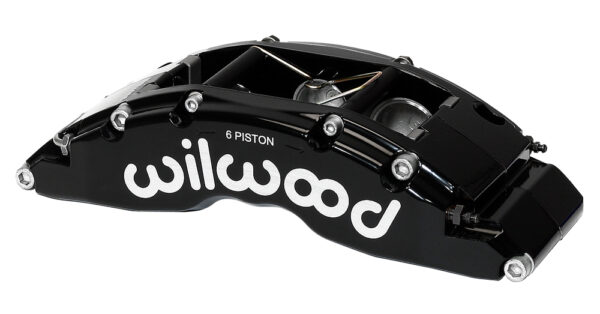 Wilwood 120-14320 TC6 Radial Mount Front Caliper Left 6 Pistons Black