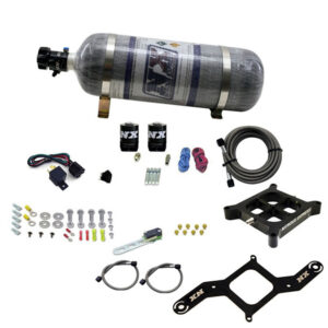 Billet Crossbar Plate System Dry Dual Stage 100-1000HP 4150 Flange 12LB Nitrous Express NX 66242-12