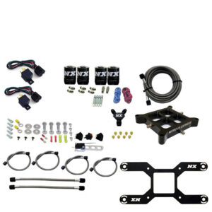 Billet Crossbar Plate System Dry Quad Stage 100-2000HP 4150 Flange without Bottle Nitrous Express NX 66442-00