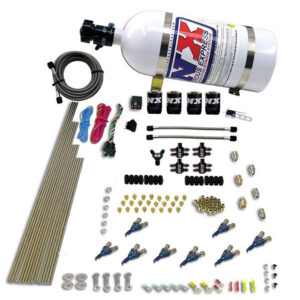 8-Cyl Direct Port Nitrous System EFI Gasoline (200-500Hp) 10LB Nitrous Express NX 80001EFI-10