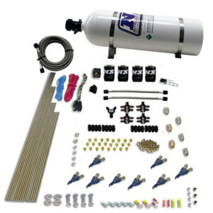 8-Cyl Direct Port Nitrous System EFI Gasoline (200-500Hp) 15LB Nitrous Express NX 80001EFI-15