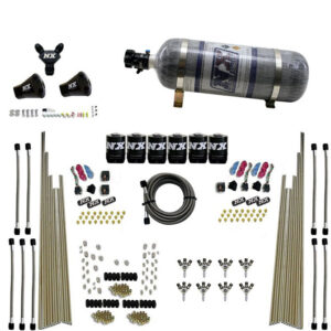 8-Cyl Triple-D Dry Direct Port 3 Stage Dry 6 Solenoids 12LB Nitrous Express NX 80020-12
