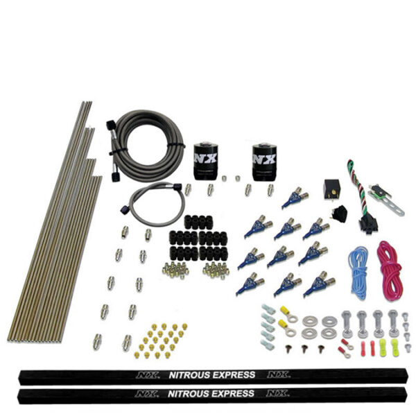 10-Cyl Piranha Direct Port Nitrous System (250-500Hp) without bottle Nitrous System NX 81000EFI-00