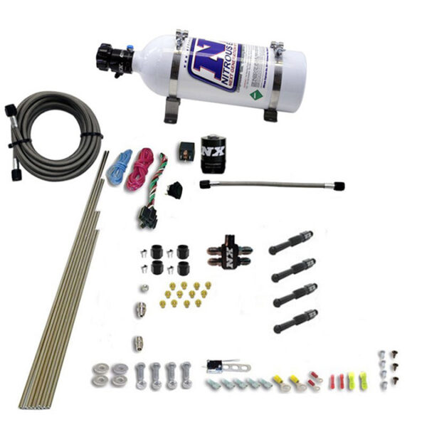 Dry Direct Port Nitrous System 4 Cylinder 5LB Nitrous Express NX 93046-05