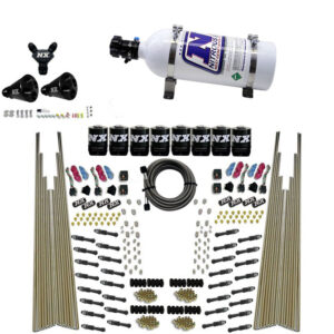 Four Stage 8-Cyl Dry Direct Port Nitrous System 5LB Nitrous Express NX 93306-05