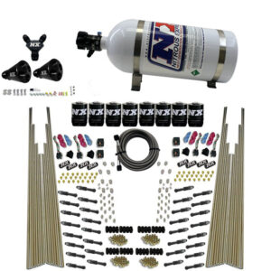 Four Stage 8-Cyl Dry Direct Port Nitrous System 10LB Nitrous Express NX 93306-10