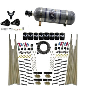 Four Stage 8-Cyl Dry Direct Port Nitrous System 12LB Nitrous Express NX 93306-12