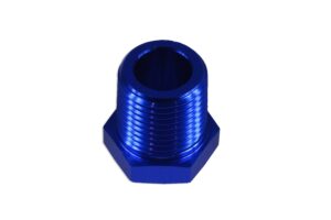 Adapter 1/2 NPT Hex Head Socket Blanking Plug Bung Blocker Male Fuel Oil Blue