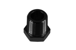 Adapter 1 NPT Hex Head Socket Blanking Plug Bung Blocker Male Fuel Oil Black