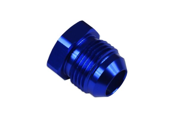 AN -10 AN10 JIC Flare Hex Port Plug Adapter Fitting Blue