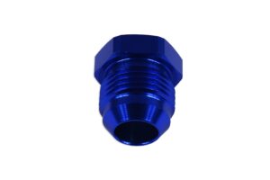 AN -10 AN10 JIC Flare Hex Port Plug Adapter Fitting Blue