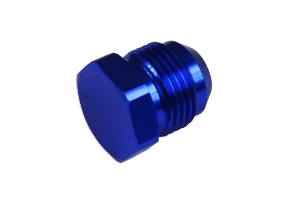 AN -10 AN10 JIC Flare Hex Port Plug Adapter Fitting Blue