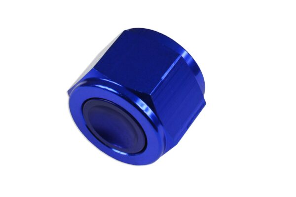 AN -10 AN10 JIC Female Flare Hex Port Plug Adapter Fitting Blue