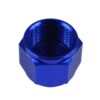 AN -10 AN10 JIC Female Flare Hex Port Plug Adapter Fitting Blue