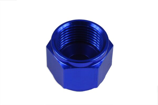 AN -10 AN10 JIC Female Flare Hex Port Plug Adapter Fitting Blue